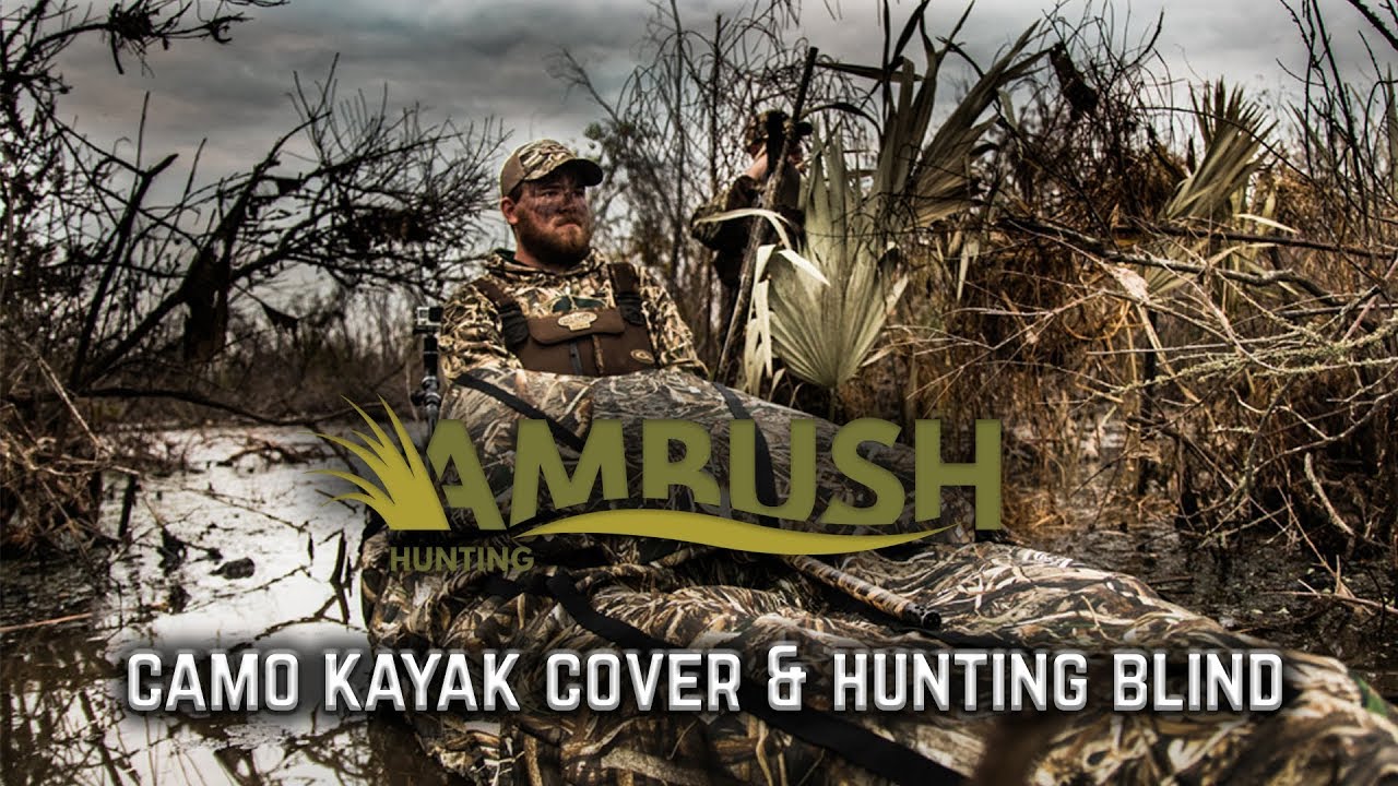 Ambush Kayak Camo Cover and Hunting Blind - Full Length 