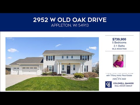 2952 W OLD OAK Drive, Appleton, WI home video tour