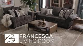 Francesca Sofa & Loveseat Set | Modern Comfort in Charcoal or Beige