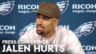 Sports Performance Postgame Press Conference: Jalen Hurts | Washington Commanders vs Philadelphia Eagles