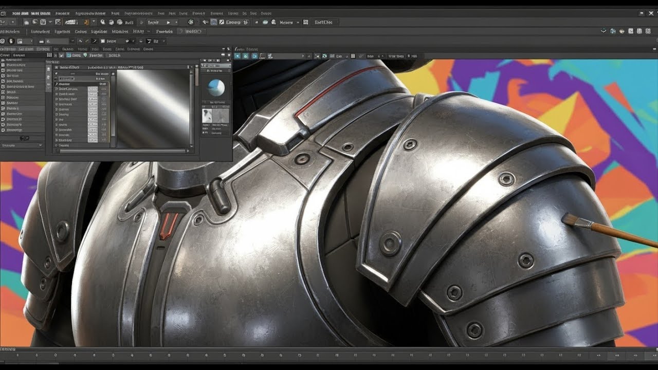 Realistic texturing in substance painter |timelapse| - YouTube