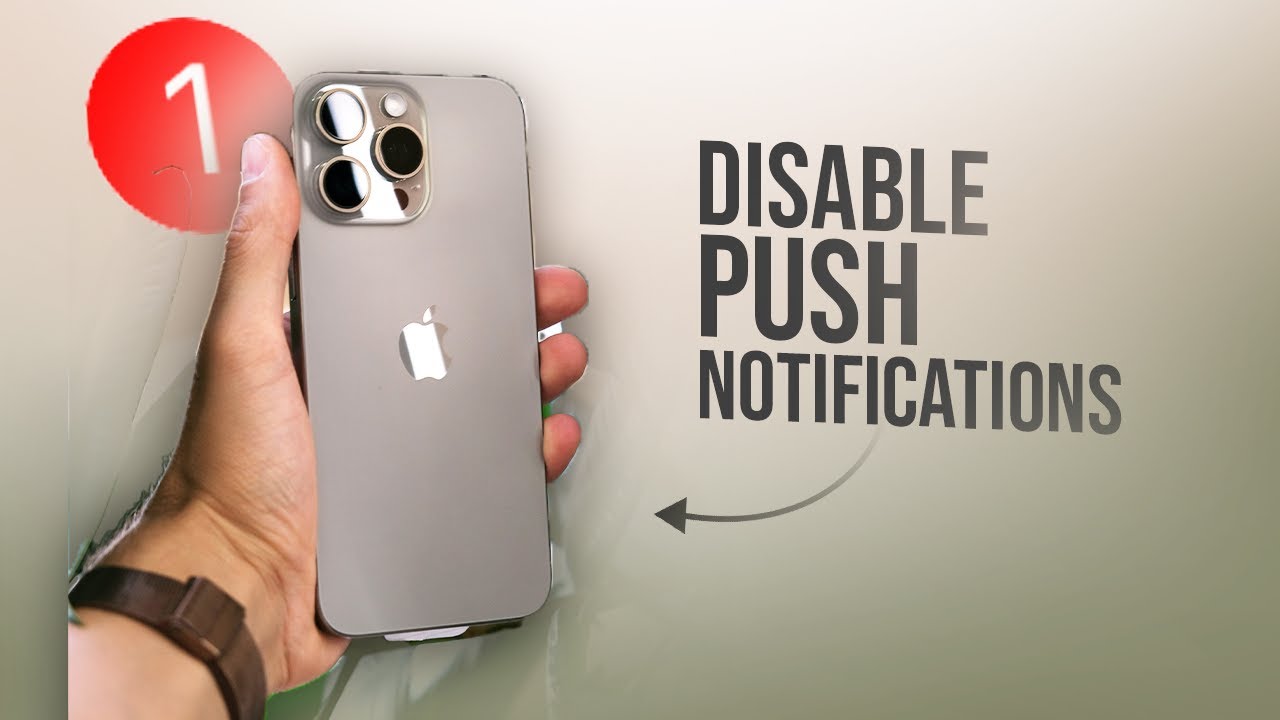 How to Disable Push Notifications on iPhone (tutorial) - YouTube