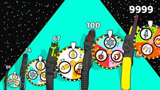 GUN RUN SPIN & SHOOT| Level Up Gun Satisfying ASMR Android Gameplay screenshot 5