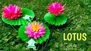 Cara Membuat Bunga Teratai dari Kertas/Water Lilly/Easy Paper Flower screenshot 1