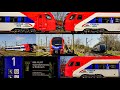 Siemens Smartron 192 009-5 marfar de la Făurei cu 3 Stadler FLIRT 4 ale Srbija Voz(Serbia)