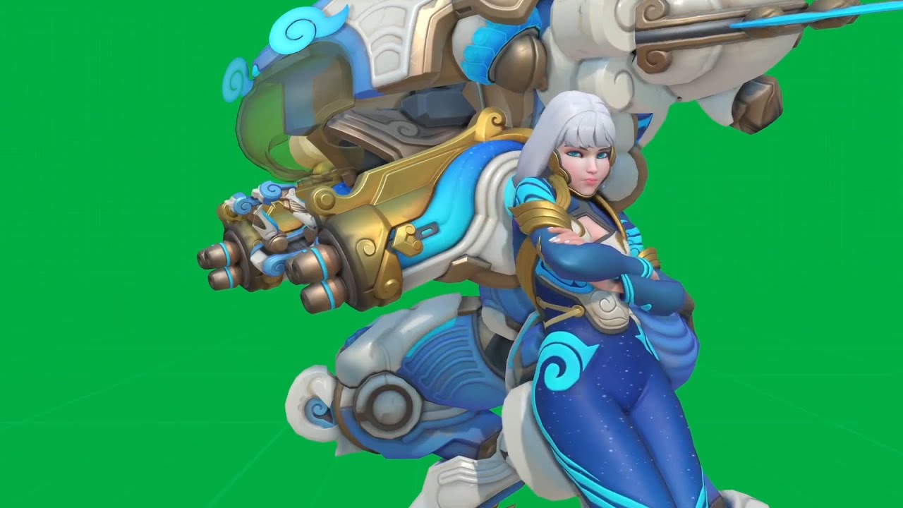 D.Va Highlight Intros Green Screen [2020 Pacific All-Stars]