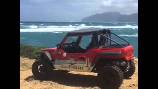 Dune Buggies At Laie Point Enjoying The View