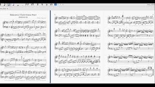 Hawoniwa Clock(Game Size) (piano cover) - Rayark