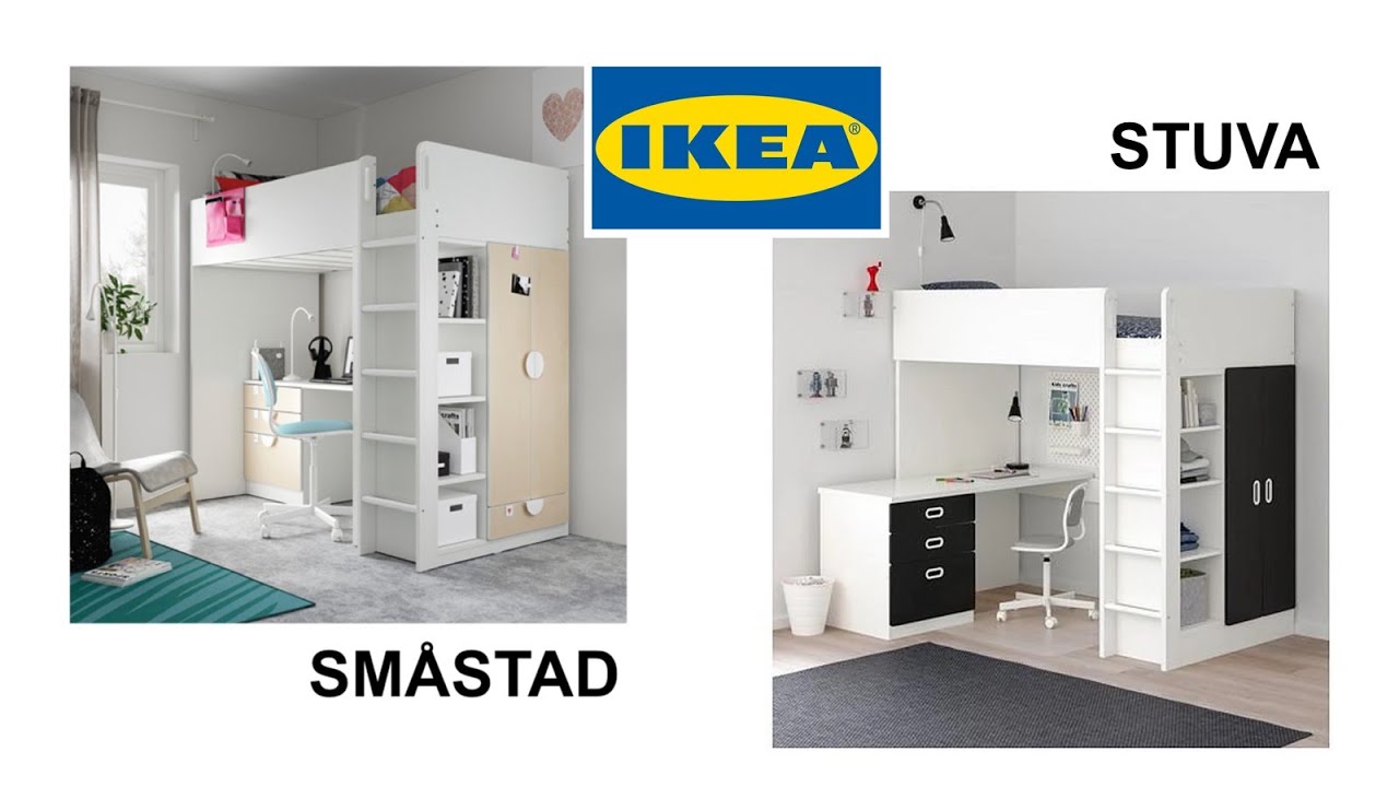 How do IKEA Stuva and Smastad assembly fits - YouTube