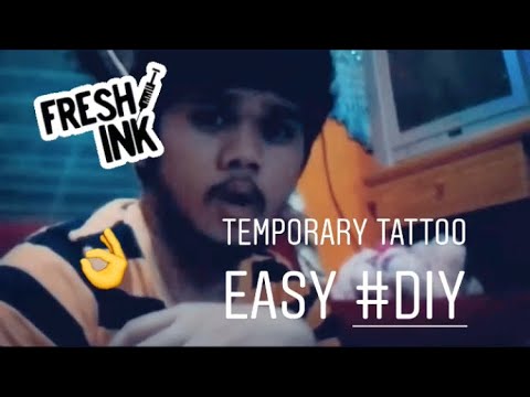 How to Make a Temporary Tattoo!! (EASY DIY) - YouTube