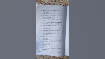 Kolhan University semester 3 Geography Questions PAPER CC - 6 session 2023 -24