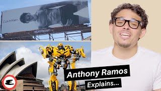 Anthony Ramos Reacts to In The Heights and Transformers Movie Rumors | Explain This | Esquire