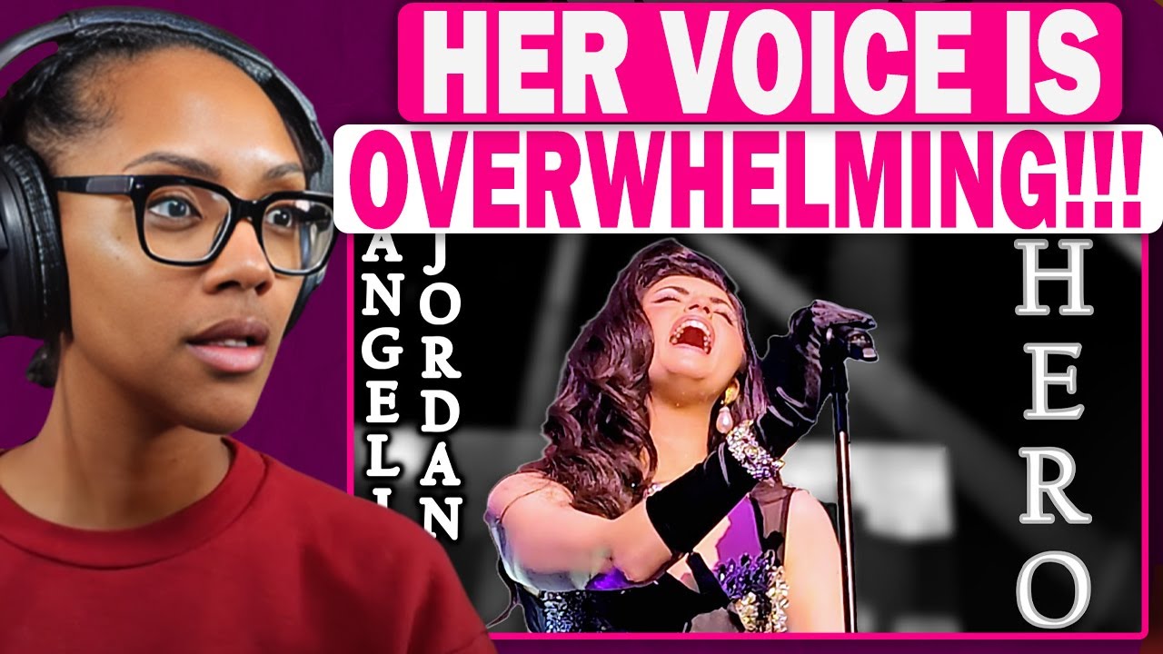 FIRST TIME REACTING TO | Angelina Jordan covering Mariah Carey's "HERO"