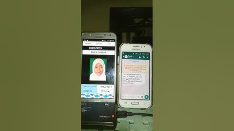 Absensi Siswa Dengan Kartu Pelajar Basis RFID direct Smartphone android