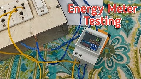 AmiciSense 6 in 1 AC 40-300V 100A Digital Energy Meter  unboxing Testing and Review.