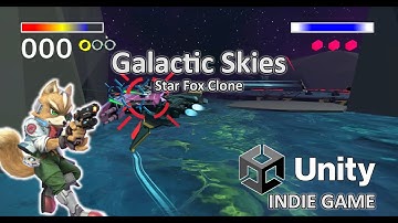 Galactic Skies: A Solo Indie Star Fox Clone in Unity | Unreal Space Adventures! WIP