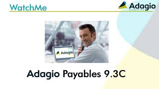 What's new in Adagio Payables 9.3C