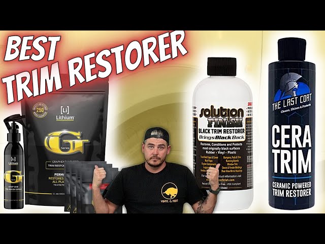 SOLUTION FINISH BLACK TRIM RESTORE - PRIME CAR CARE