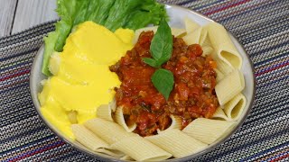 ¡Sabrosa receta de macarrones con salsa boloñesa! ¡Fácil y rápido de hacer! by Sabroso 843 views 1 month ago 7 minutes, 54 seconds