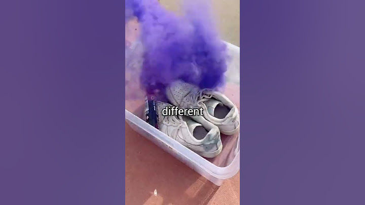 Smoke Bomb Tie-Dye Experiment On Shoes!