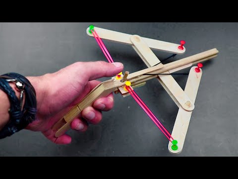 How to Make a Mini Crossbow with Trigger