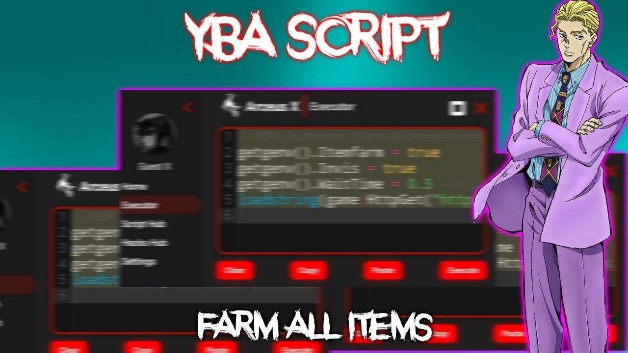 NEW BEST SCRIPT YBA FOR MOBILE AND PC / FARM ALL ITENS/ - YouTube