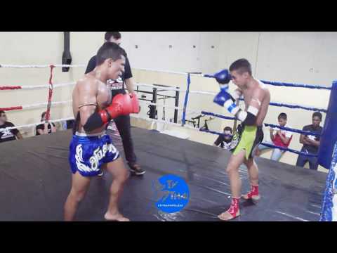 TV THAI - Gabriel ( Gladiadores ) vs Léo ( Factory Off Lions ) Xtreme Muay Thai || 50kg