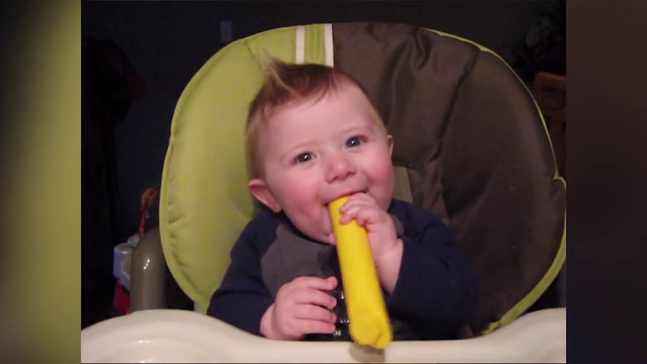 Baby's Reaction to Weird Noise Funny Baby Videos YouTube