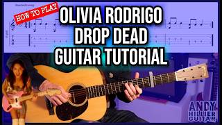 Olivia Rodrigo – drop dead Guitar Tutorial Lesson
