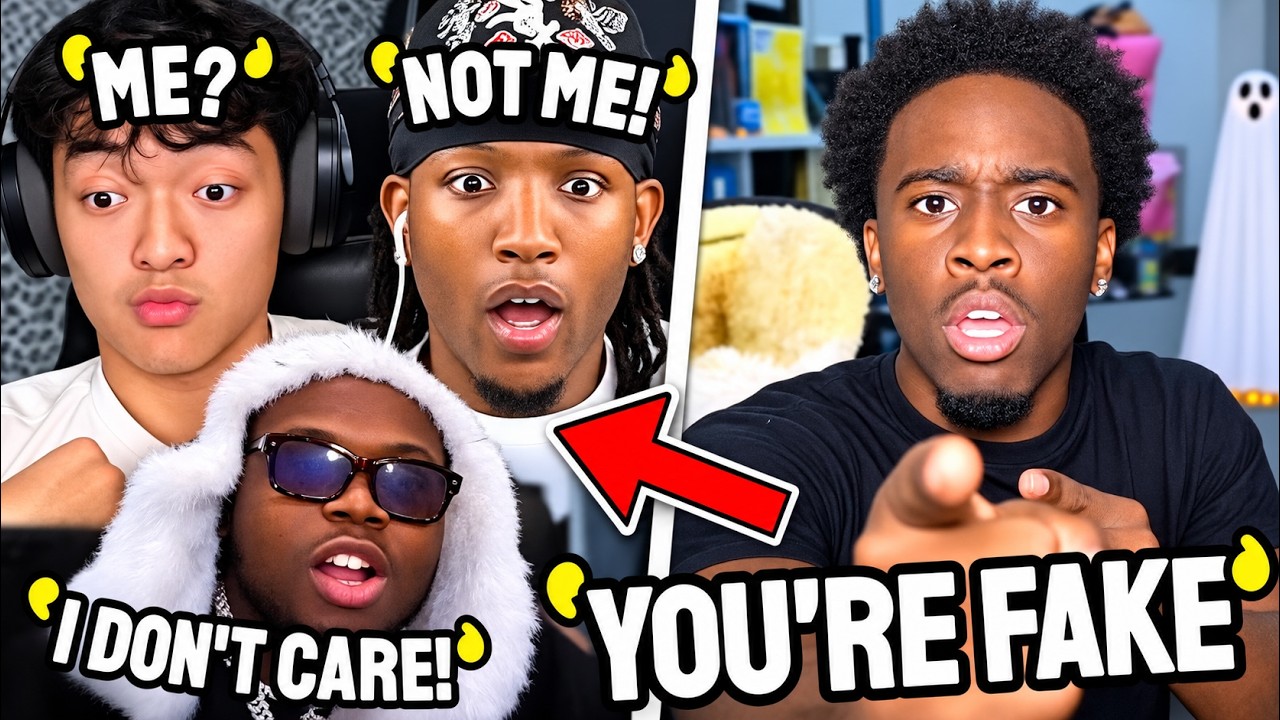 Every Streamer’s Reaction To Being Called FAKE By Kai Cenat During The Reggie Drama 👀! *COMPILATION*