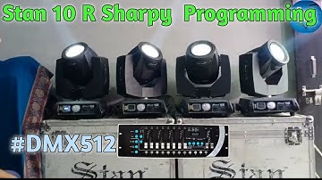 stan 10r sharpy programming on Dmx 512 | Stan v2 Sharpy Price | 10R sharpy programming dmx 512