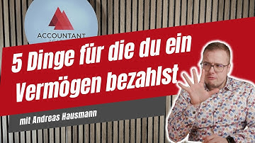 5 Dinge für die du ein Vermögen in deiner Buchhaltung bezahlst - nicht nur in DATEV Rechnungswesen