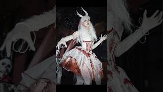 Yinluofu -Skeleton Dragon- Gothic Lolita JSK Full Set #lolitadress #lolitacoord