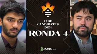 Torneo de Candidatos 2024 Ronda 4 | Gukesh & Caruana por el 1er puesto, Nakamura se enfrenta a Pragg image