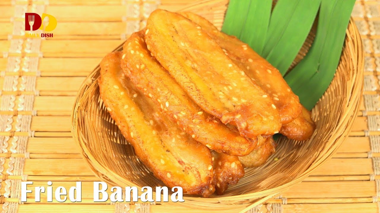 Fried Banana | Thai Dessert | Gluay Tod | กล้วยทอด