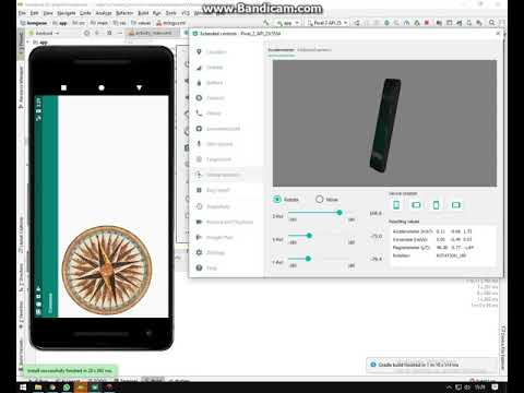 Android Studio Aplikasih Compass
