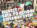 BIGGEST BACK TO SCHOOL GIVEAWAY EVER! 2016