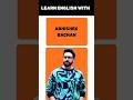 "Derogatory" Correct Pronunciation Learn English with Abhishek bachan #english #shorts