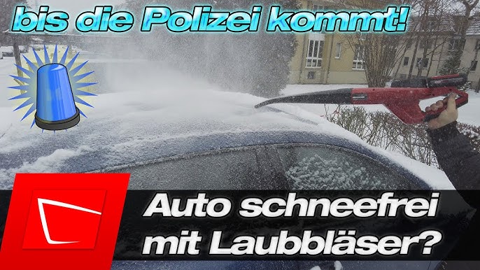 Eiskratzer Test und Auto kratzerfrei von Schnee befreien, Auto Winter Life  Hacks