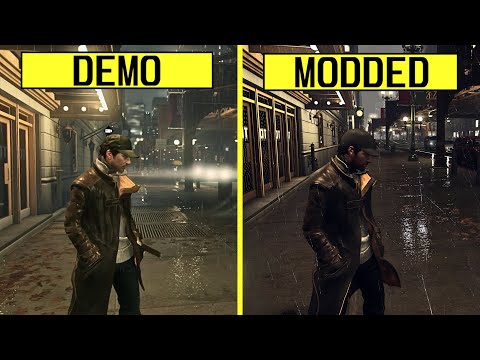 Watch Dogs: E3 2012 Demo vs Retail Modded (E3 2012 Reimagining Mod) PC RTX 4080 | Graphics Comparison