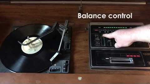 Zenith Console Record Player