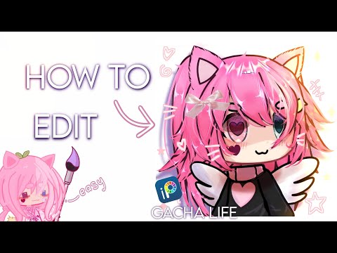 🍭| HOW TO EDIT GACHA | TUTORIAL EASY! | Ibis Paint X brush codes✮⋆| Gacha Life Edit |#pnkix