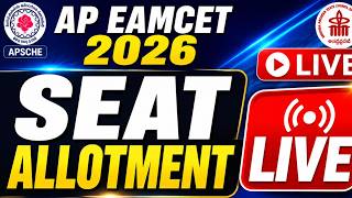 Ap Eamcet 2026 Seat Allotment #live