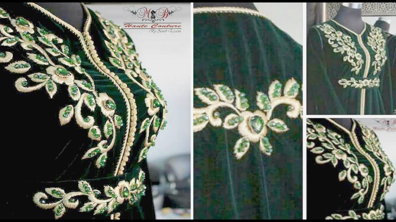 تعلمي الطريقة ديال هاد الطرزة والثنبات * وخدميها بإيدك * أم عمران - tarz & tanbat