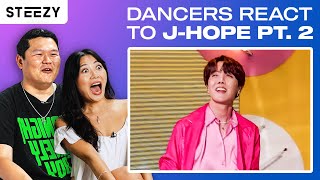 Dancers React to BTS J-Hope (Part 2) & ‘Permission To Dance’ | STEEZY.CO