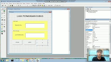 Tutorial Aplikasi Matematika Sederhana (Luas Permukaan Kubus) Microsoft Visual Basic 6.0