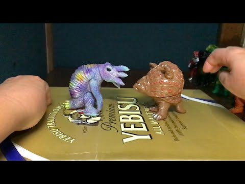 【蛸怪獣頂上決戦】　ソフビ DE 怪獣バトル　タッコング 対 ゴルゴンゾーラ