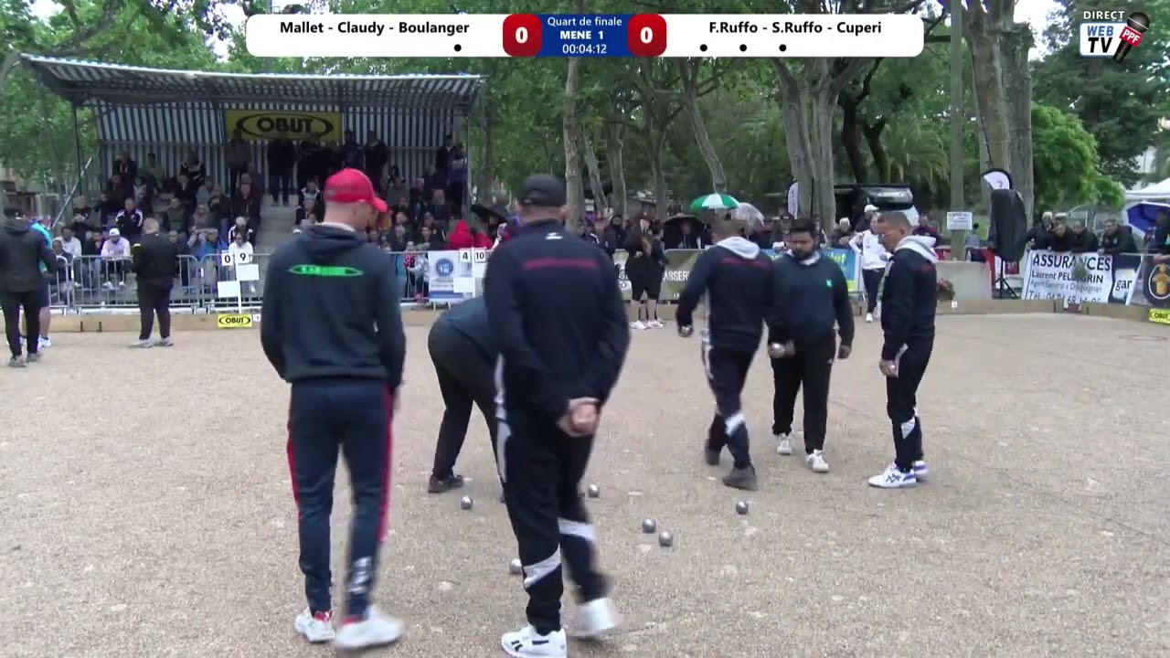 Miniature : PPF Tour 2023 Draguignan 1/4 de Finale Equipe MALLET contre équipe RUFFO