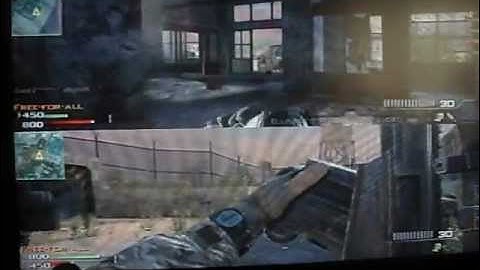 mw3 on PS3 epic quickscope fail last kill