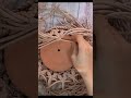 Creating a Stunning Round Macrame Bag Bottom Using Double Half Hitch Knots